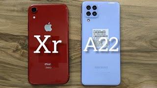 iPhone Xr vs Samsung Galaxy A22 4G