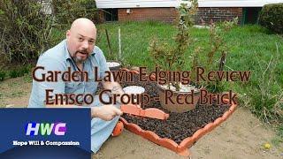 Garden Lawn Edging Review | Red Brick Emsco Group 2038HD from Amazon