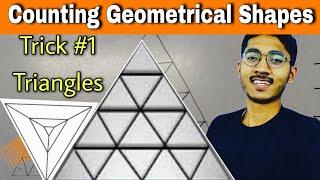 Trick for Counting Geometrical Shapes |  #1 - Triangles  | 2021 | by sachin