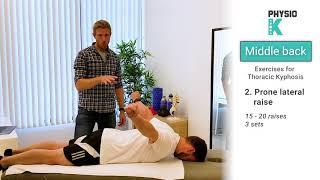 Best exercises for a big curve in your mid back - Thoracic kyphosis