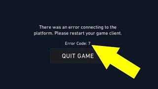 Valorant - How to Fix Error Code 7 - Connection Problem Solved