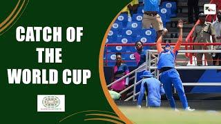'Superman' Axar Patel takes unbelievable catch! But how?। ICC T20 World Cup 2024। IND vs AUS