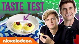 Jace Norman & Cooper Barnes Taste TestHalloween Treats | #NickStarsIRL