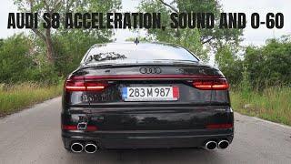AUDI S8 2020 | Sound, Acceleration, Launch 0-62/0-100 and Revs