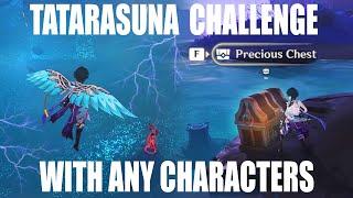 Tatarasuna Water Challenge with Any Character | Inazuma Challenge