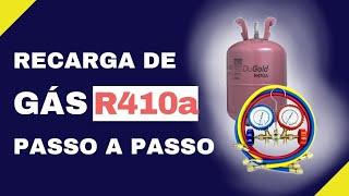 RECARGA DE GÁS R410a PASSO A PASSO de maneira correta, simples e prática!