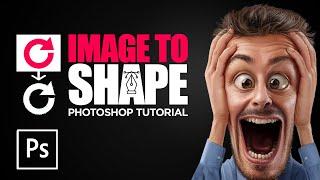 1 MINUTE : How To Convert Image Layer Into Shape In Photoshop | Photoshop Tutorial | Easy and Quick