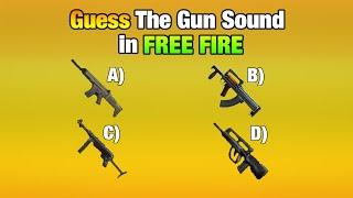 GUESS THE GUN SOUND CHALLENGE | GARENA FREE FIRE | FREE FIRE QUIZ QUESTION ANSWER | FREE FIRE QUIZ