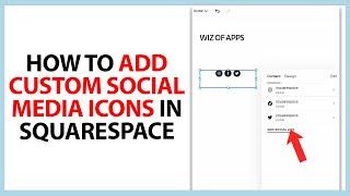 How to Add Custom Social Media Icons in Squarespace in 2024