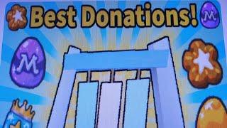 Best donations to the wind shrine! bee swarm simulator