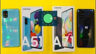 Samsung Galaxy A51 vs Samsung Galaxy A71 / Android 11 - ONE UI 3.1