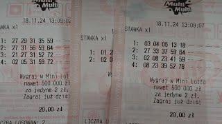 Multi Multi za 50 zł  posypało dziś #lotto #zdrapki #gierki #wygrana #win #subscribe #games