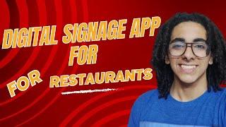 Top digital signage app for restaurants in 2024