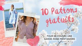 Ma sélection de 10 patrons gratuits pour se coudre une garde-robe printanière