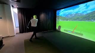 Studio frame golf simulator install in Richmond