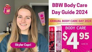 Bath & Body Works Body Care Day Guide + First Look | CHRISTMAS 2024