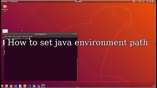 How to set java path in environment path on Linux platform.