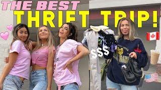 Thrift With US! Summer road trip (we crossed the border again )