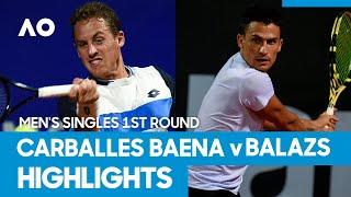 Roberto Carballes Baena vs Attila Balazs Match Highlights (1R) | Australian Open 2021