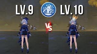 Furina Talent Level 9 vs 10 Buff Comparisons! Is The Difference That Significant and Worth Crowning?