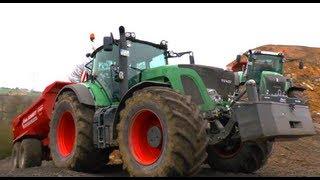 Fendt 936 + 930 mit Krampe HP 20 im Steinbruch [LU SCHMITT]