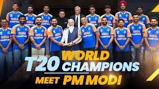PM Modi's interaction with World T20 Champions Indian Cricket Team