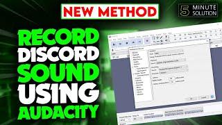 How To Record Discord, Skype or Any Audio with Audacity 2024