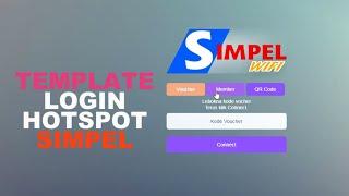 Edit template login hotspot simpel