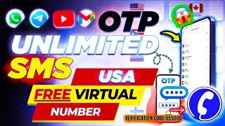 How to Get FREE USA Virtual Numbers for WhatsApp, Gmail & Telegram | OTP/SMS | Create VirtualSim Acc