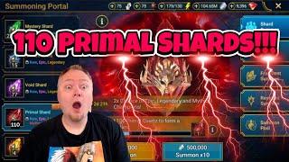 110 PRIMAL SHARDS!!! Raid: Shadow Legends