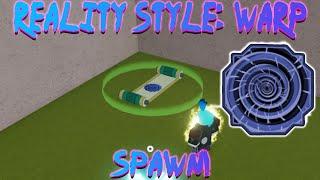 Shindo Life - Reality Style: Warp Spawn and Location!