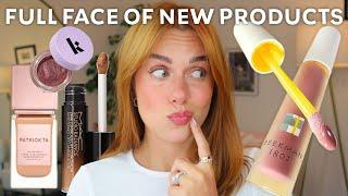 FULL FACE OF BRAND NEW MAKEUP // ft. new Patrick Ta Foundation, Beekman 1802 Oh! Mega Milk Lip Oil