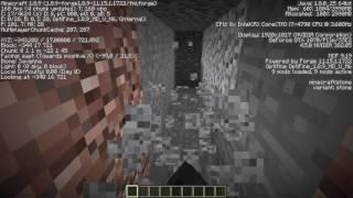 Minecraft ~ Finding Caves Using F3