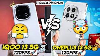 IQOO 13 VS ONEPLUS 13 GAMING COMPARISON•120FPS GAMING•ONEPLUS 13 BGMI TEST•IQOO 13 BGMI/PUBG TEST