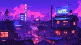 Nostalgic Lofi Hip Hop Beats  1980s & 90s Retro Vibes & Japanese Town Ambience  Lofi Rain Playlist