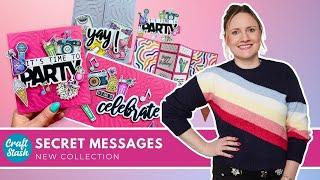 NEW COLLECTION: Make A 6x6 Secret Message Card with Sam Calcott