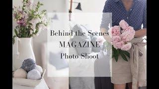 Magazine Photo Shoot at the Farmhouse on Boone | BEHIND THE SCENES