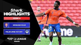 Brisbane Roar FC v Melbourne Victory - Shark Highlights | Isuzu UTE A-League 2024-25 | Round 21