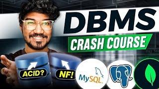 DBMS Crash Course | Database Management Systems Concepts Explained Simple - 2025 | Tamil