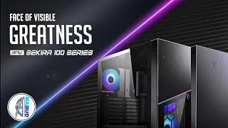 MSI Gaming - MPG SEKIRA 100 Series | Face of Visible Greatness | Gaming Chassis | MSI