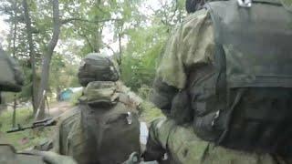Съёмки МО РФ: российские части используют огнеметы для ударов по украинским позициям