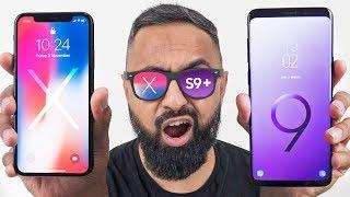 Samsung Galaxy S9 Plus vs iPhone X