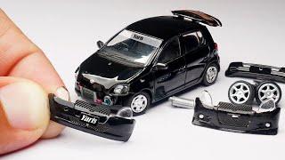 Unboxing of Most Realistic Toyota Yaris/Vitz Miniature with Mods 