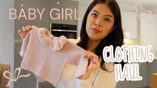 FIRST BABY GIRL CLOTHING HAUL  | SOPHIA GRACE