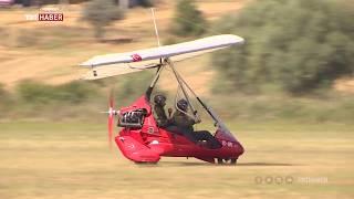 Gökyüzünün motosikleti "Microlight" ile uçuş keyfi