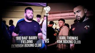 Karl Thomas vs 'Big Bad' Barry Fielding The Battle of the Island 3 Heavyweight Boxing