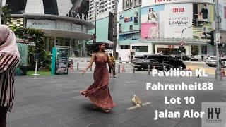 4K Walk - Jalan Bukit Bintang Pavilion To Jalan Alor Food Street | Kuala Lumpur Walking Tour