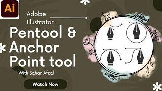 Use of the Pentool & Anchor tool in adobe illustrator |CLASS 3|GRAPHIC DESIGN| @Skillset-Studio