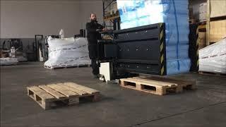 Pallet changer - TOPPY SIDE PRESS (polystyrene trays)