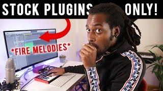 How to Make Fire Melodies with STOCK PLUGINS | Making a Beat From Scratch Logic Pro X